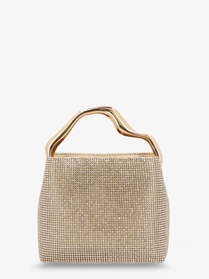CULT GAIA Solene Mini Handbag With All-over Crystals