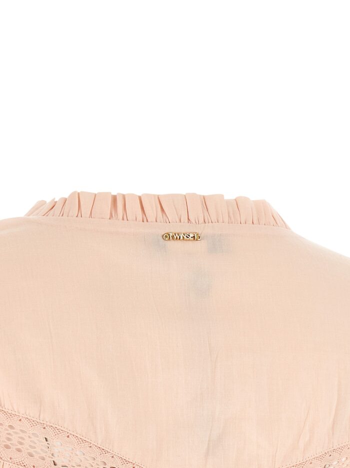 TWIN SET Curled Blouse