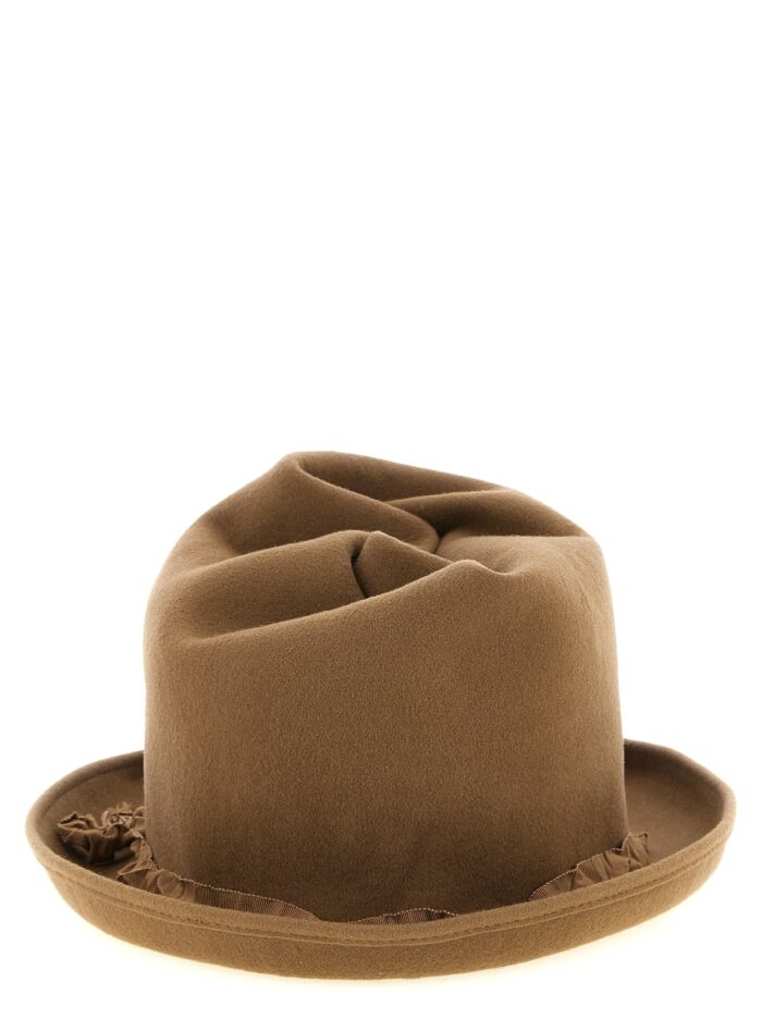 YOHJI YAMAMOTO Curled Crown Hat