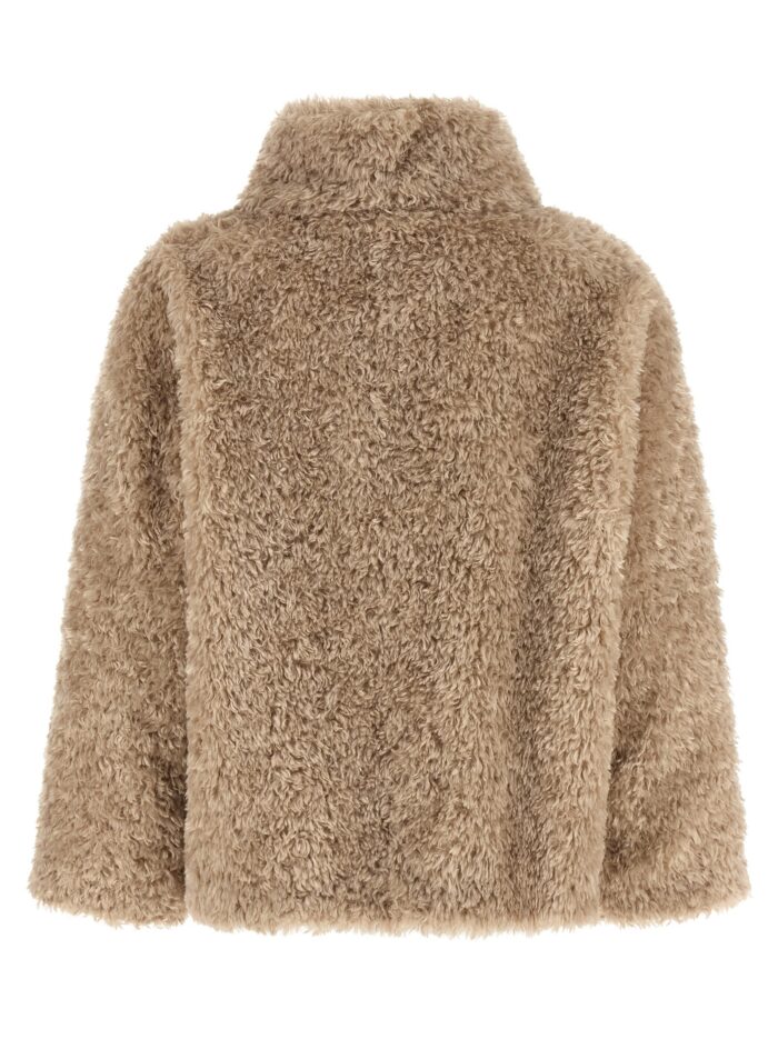 Herno Curled Shearling Effect Coat