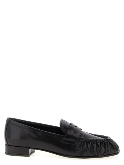 PRADA Curled Toe Moccasins