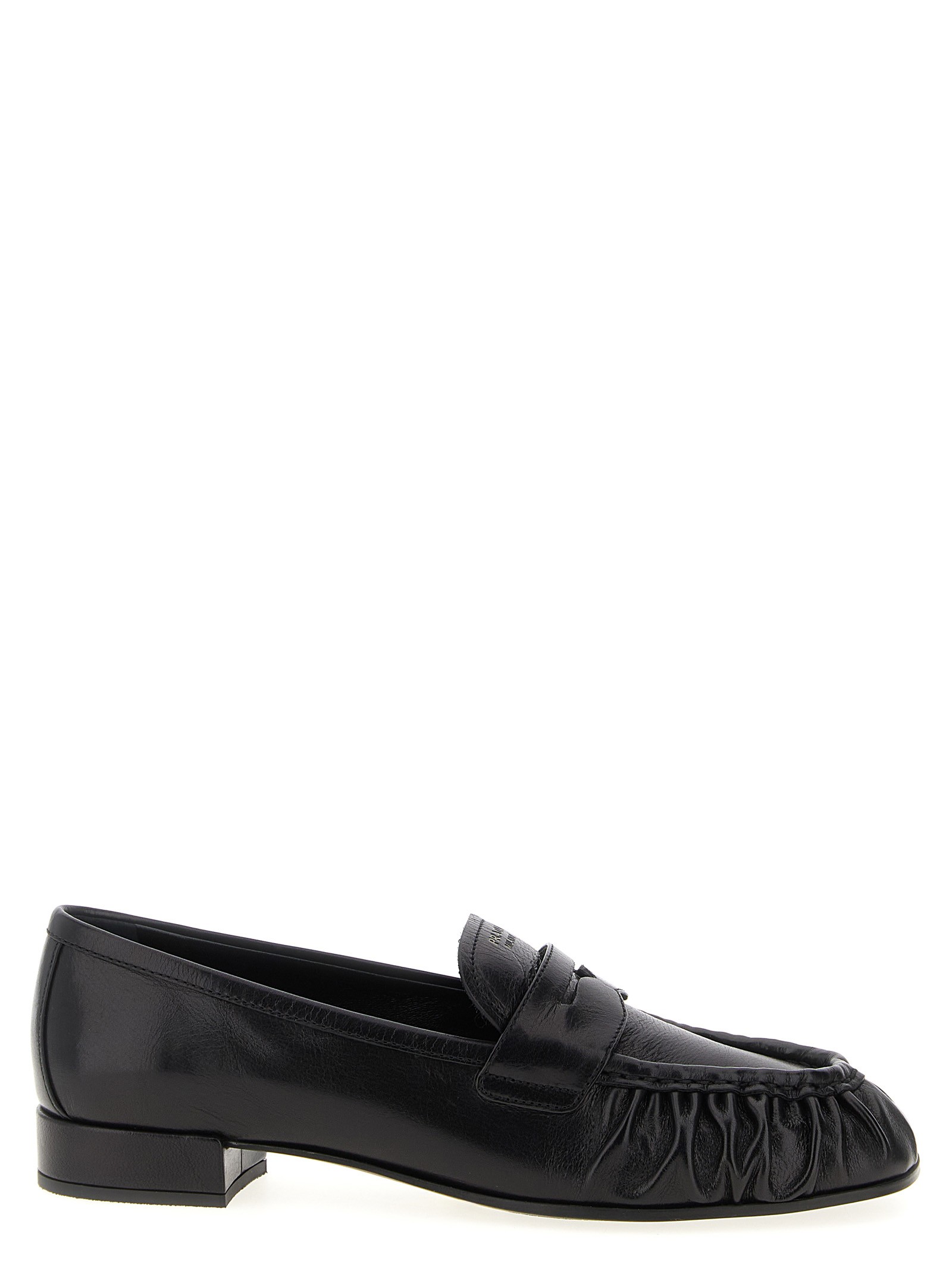 PRADA Curled Toe Moccasins