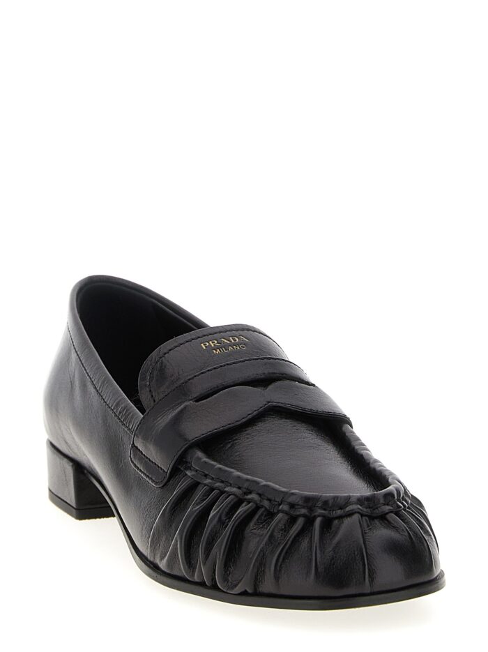 PRADA Curled Toe Moccasins