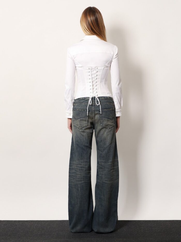 Balenciaga Curved Waist Pants Jeans