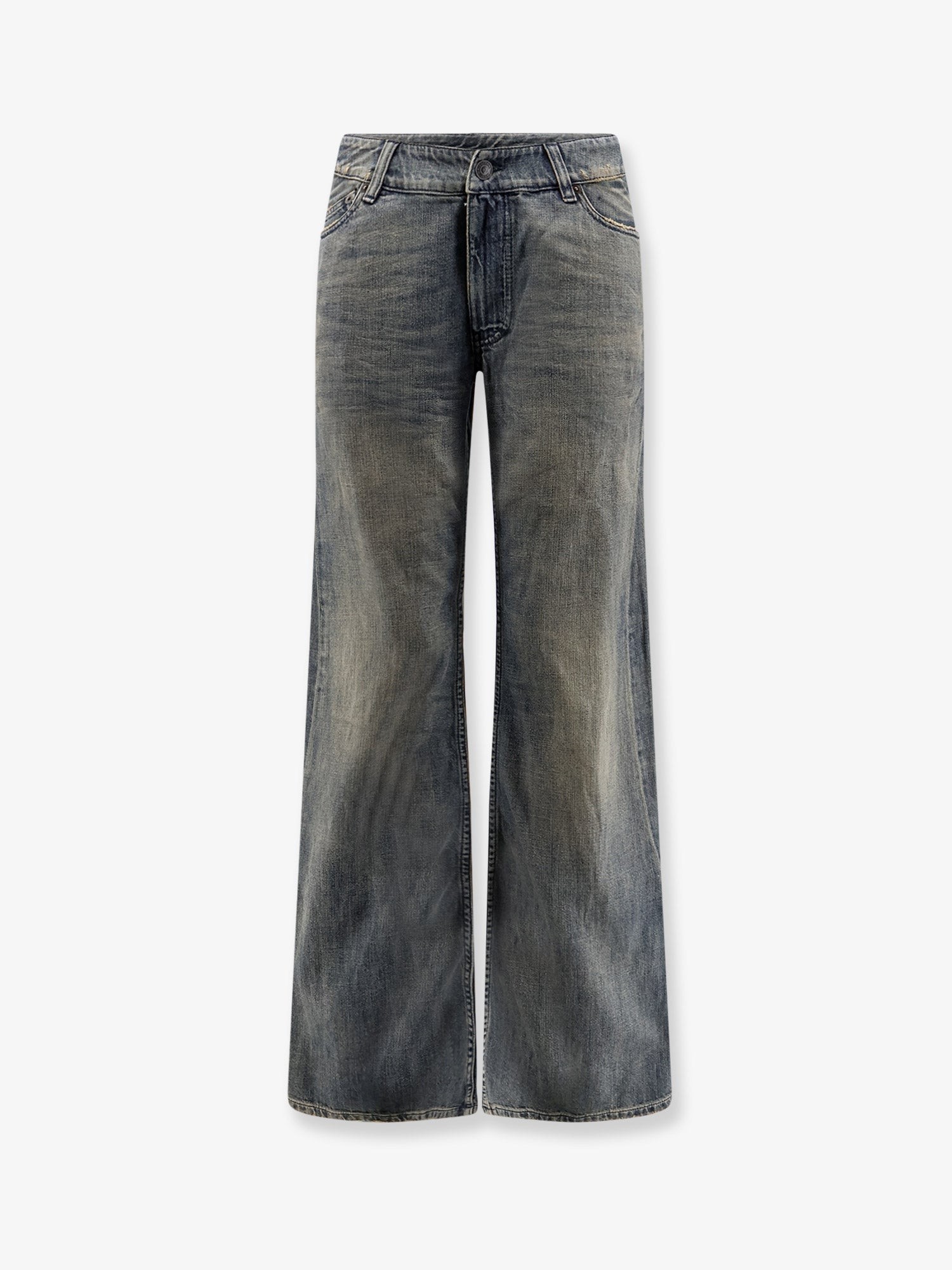 Balenciaga Curved Waist Pants Jeans