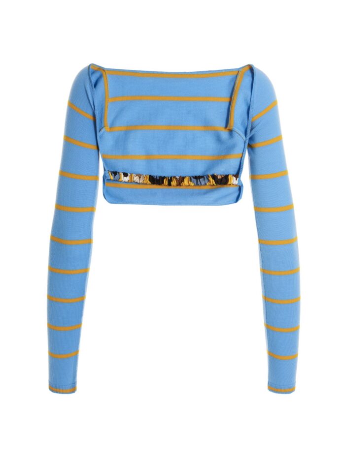 EMILIO PUCCI Cut-out Cropped Sweater