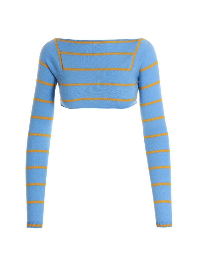 emilio pucci cut out cropped sweater EMILIO PUCCI Cut-out Cropped Sweater