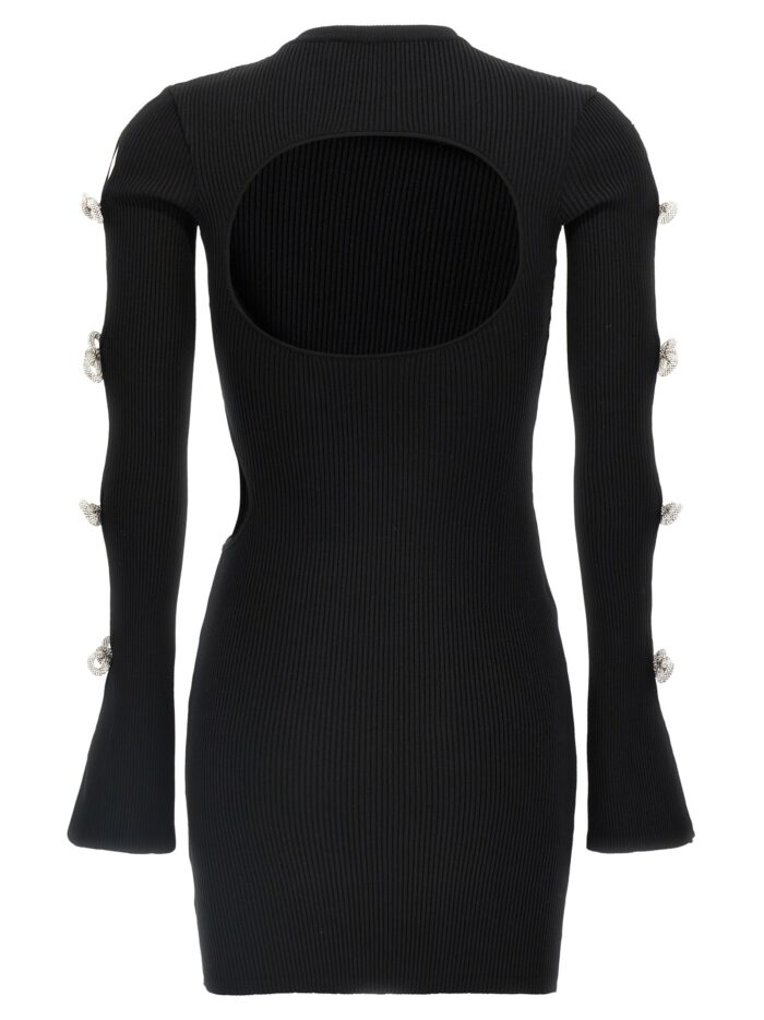 MACH & MACH 'Cut-Out Crystal Bow' Dress