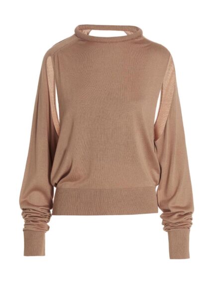 RAMAEL Cut Out Insert Top Sweater