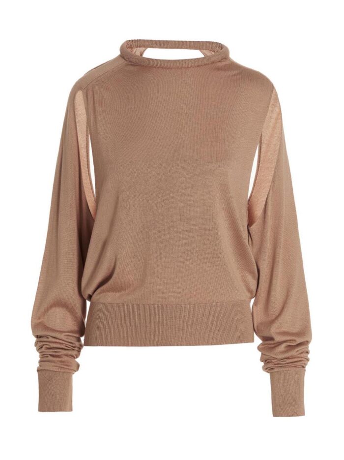 ramael cut out insert top sweater RAMAEL Cut Out Insert Top Sweater