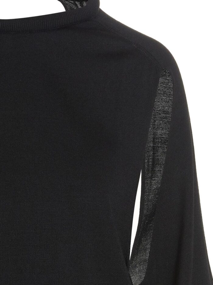 RAMAEL Cut Out Insert Top Sweater
