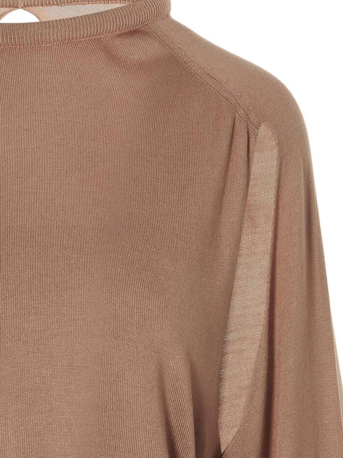 RAMAEL Cut Out Insert Top Sweater