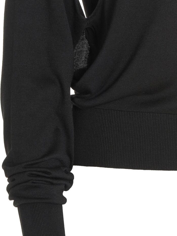 RAMAEL Cut Out Insert Top Sweater