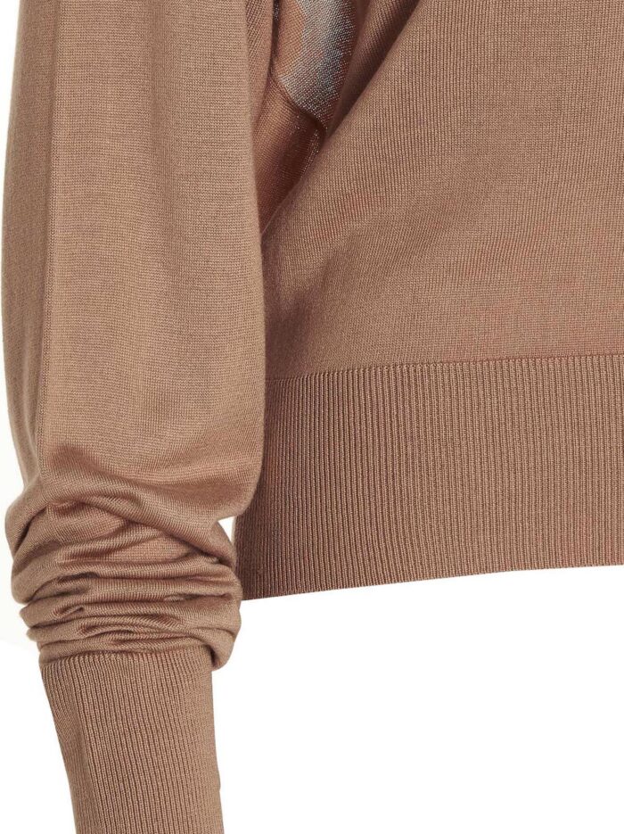 RAMAEL Cut Out Insert Top Sweater