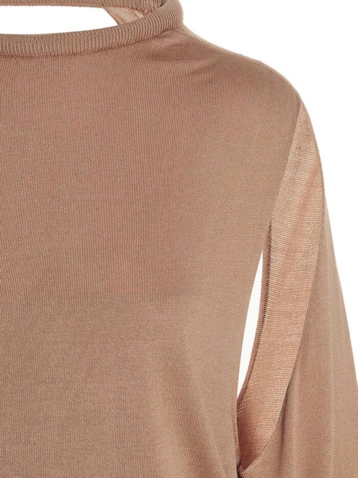 RAMAEL Cut Out Insert Top Sweater
