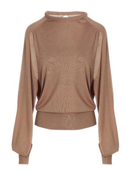 RAMAEL Cut Out Insert Top Sweater