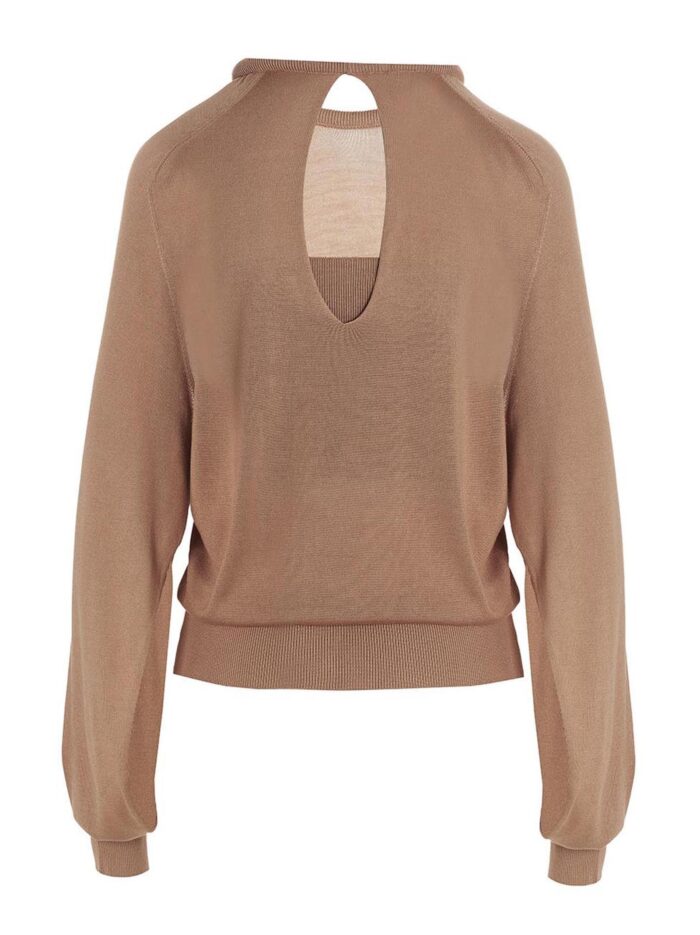 RAMAEL Cut Out Insert Top Sweater
