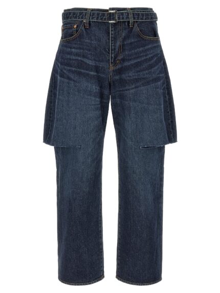 SACAI Cut-out Jeans