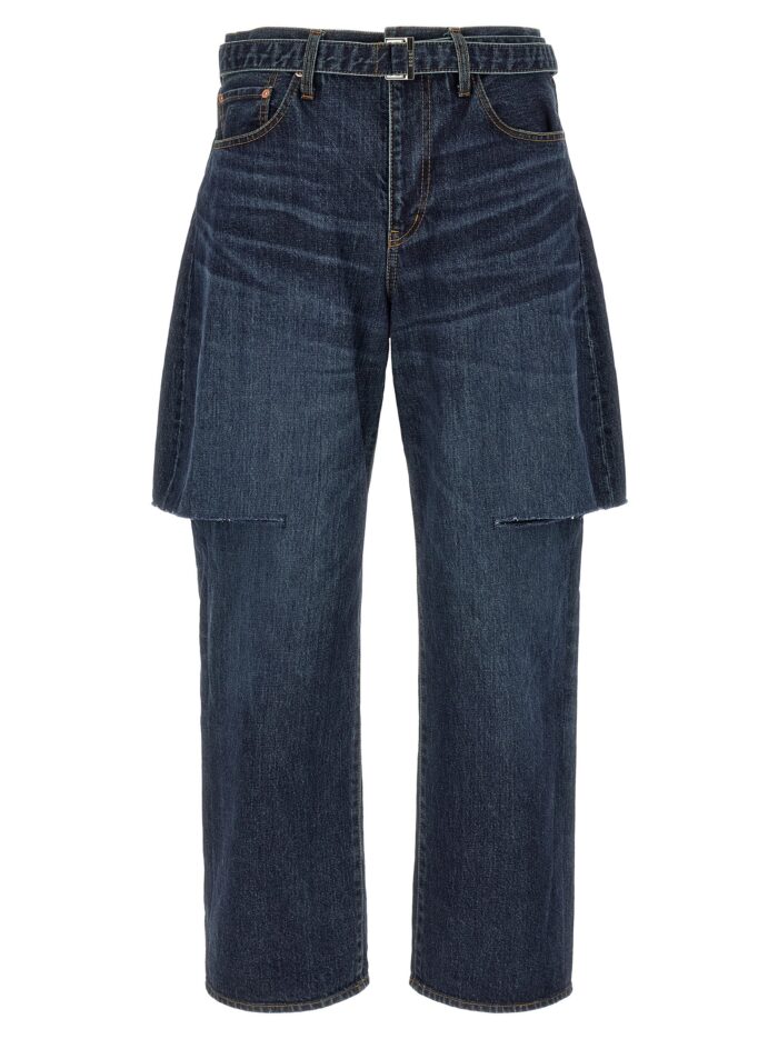 sacai cut out jeans SACAI Cut-out Jeans