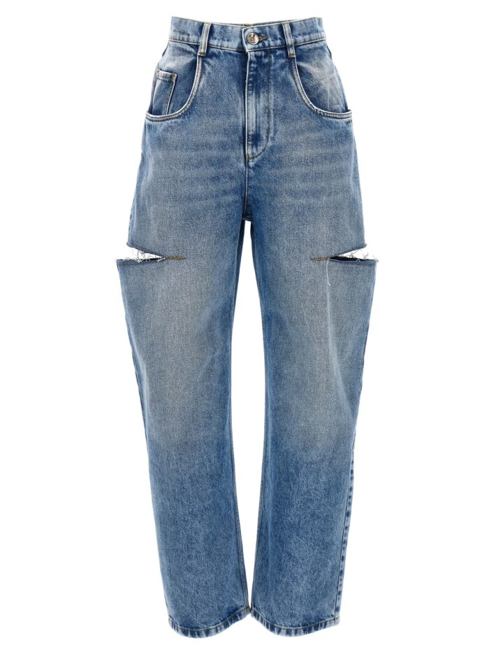 maison margiela cut out jeans Maison Margiela Cut-out Jeans
