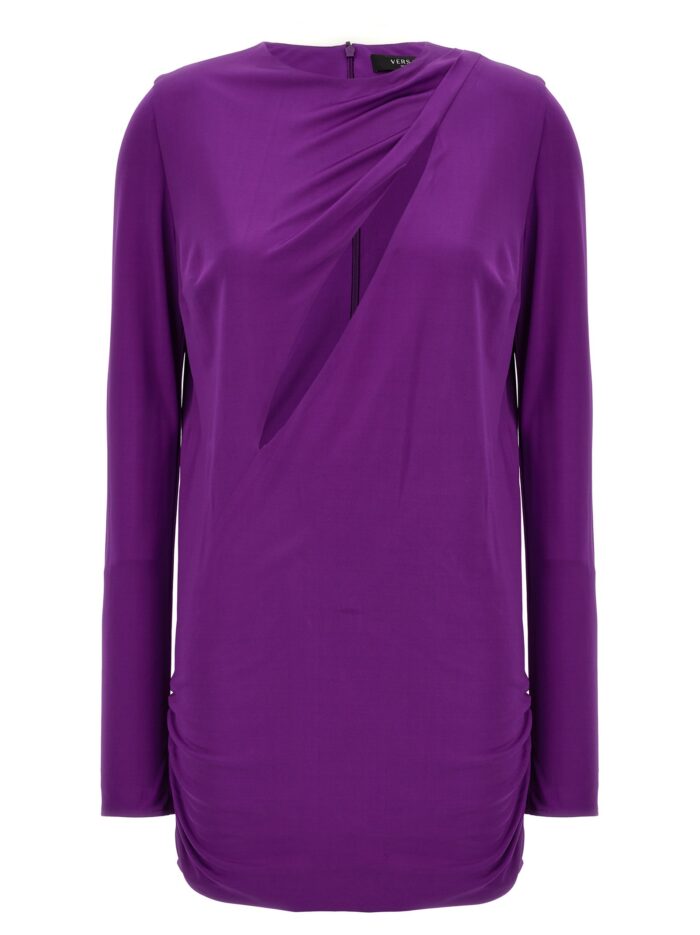 versace cut out jersey dress Versace Cut Out Jersey Dress