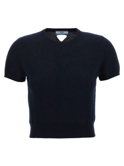 PRADA Cut-out Logo Sweater