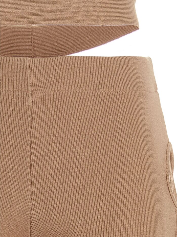 ANDREADAMO Cut Out Pants With Lacing