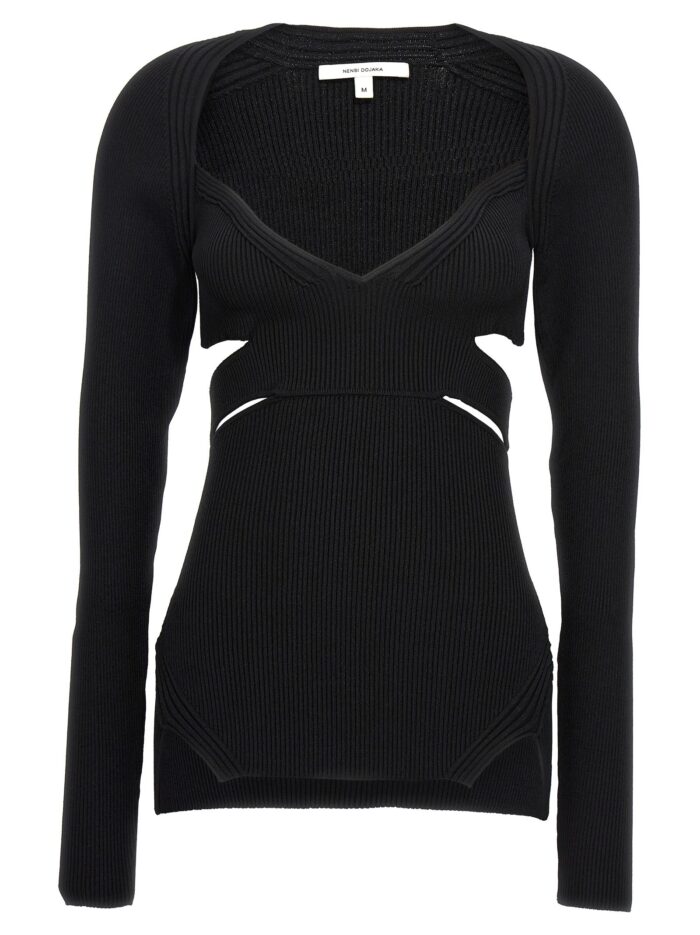 nensi dojaka cut out sweater NENSI DOJAKA Cut-out Sweater