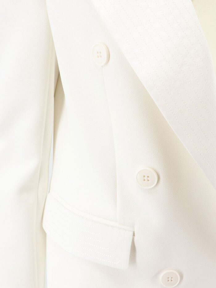 Elisabetta Franchi Daily Blazer With Stitched Profiles