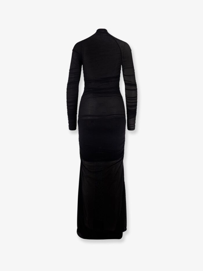 AMAZUÌN Dakota Sheer Stretch Tulle Maxi Dress
