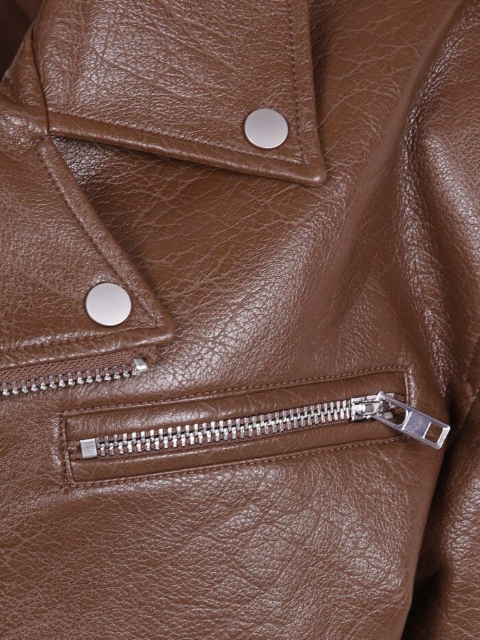THE FRANKIE SHOP Daphne Leather Biker Jacket