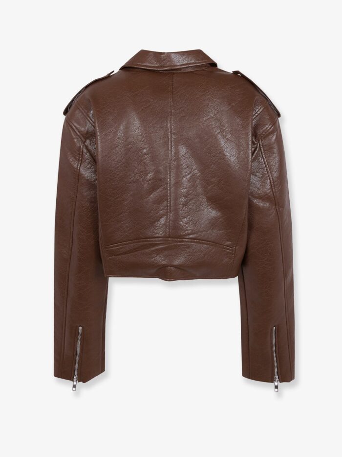 THE FRANKIE SHOP Daphne Leather Biker Jacket