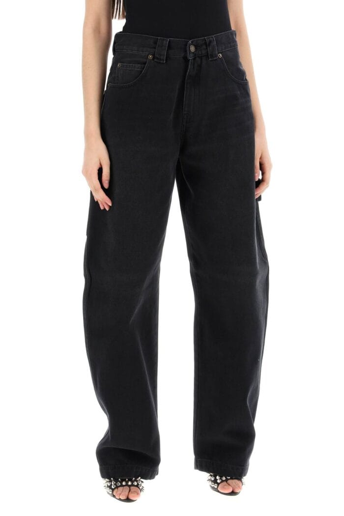 DARKPARK Audrey Cargo Jeans With Curved Leg