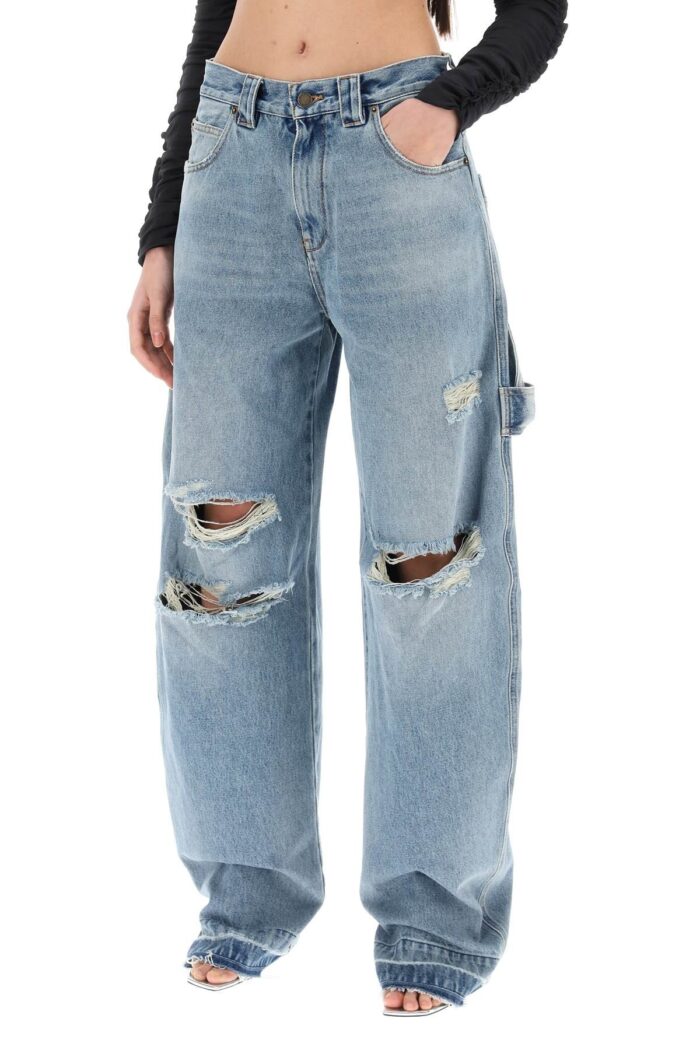 darkpark audrey cargo jeans with rips DARKPARK Audrey Cargo Jeans With Rips