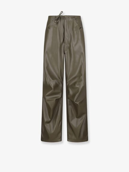 DARKPARK Faux Leather Relaxed Fit Trousers