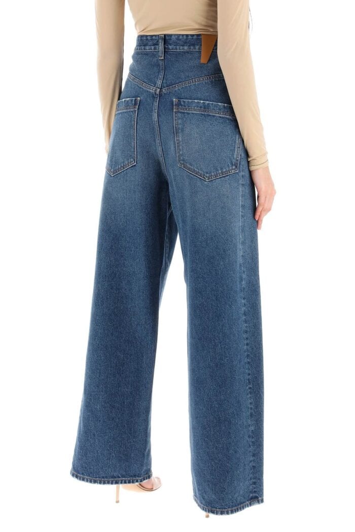 DARKPARK 'ines' Baggy Jeans With Folded Waistband