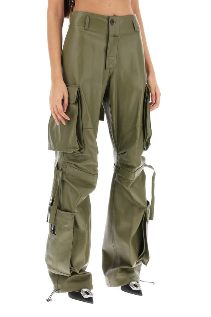 Darkpark Lilly Cargo Pants In Nappa Leather