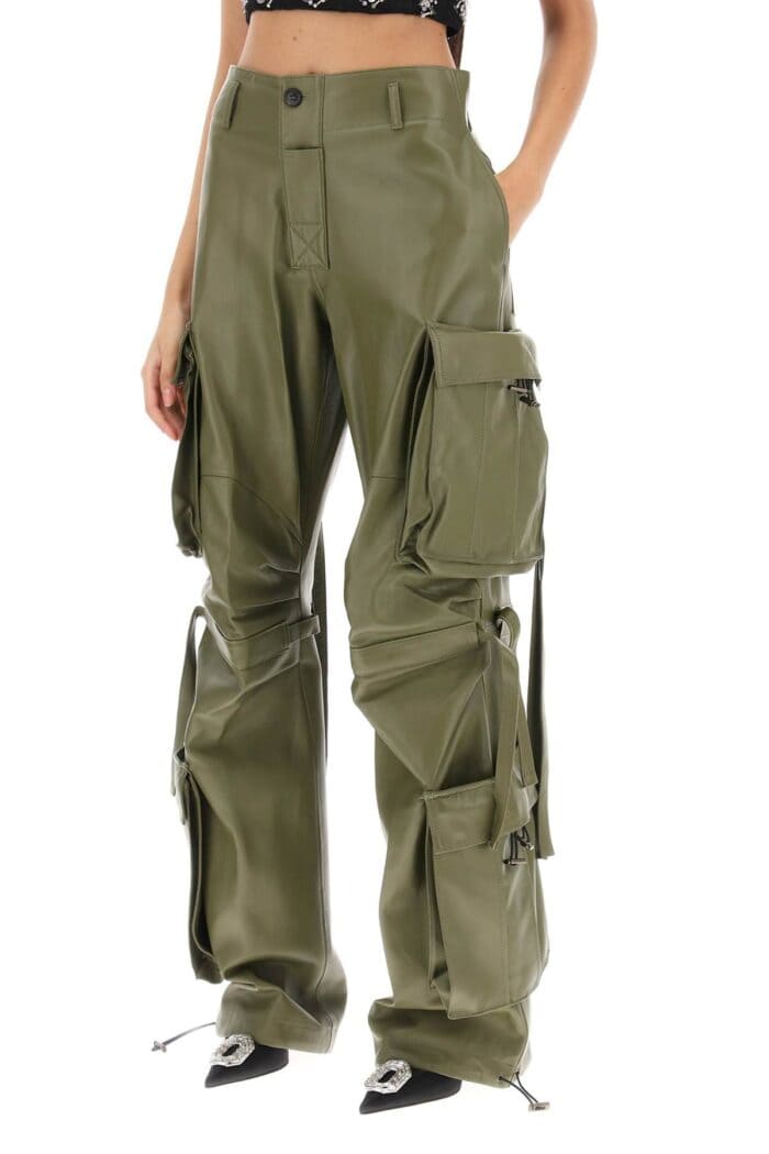 Darkpark Lilly Cargo Pants In Nappa Leather