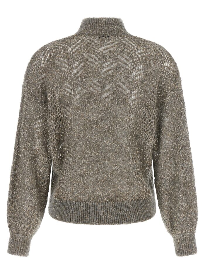 Brunello Cucinelli 'Dazzling Abstract Leaf' Sweater