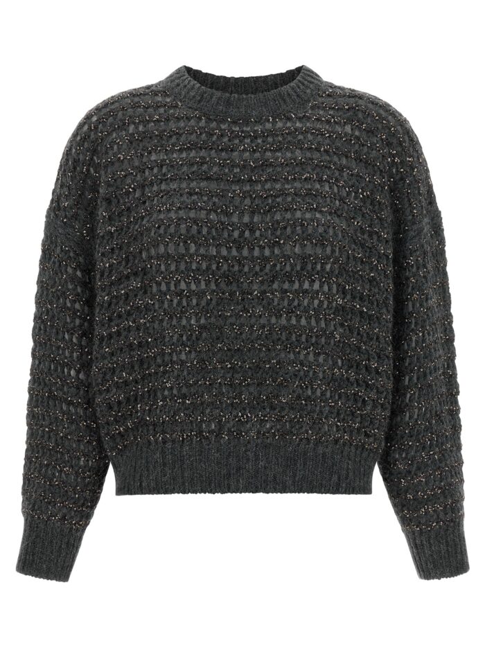 brunello cucinelli 'dazzling braids' sweater Brunello Cucinelli 'Dazzling Braids' Sweater