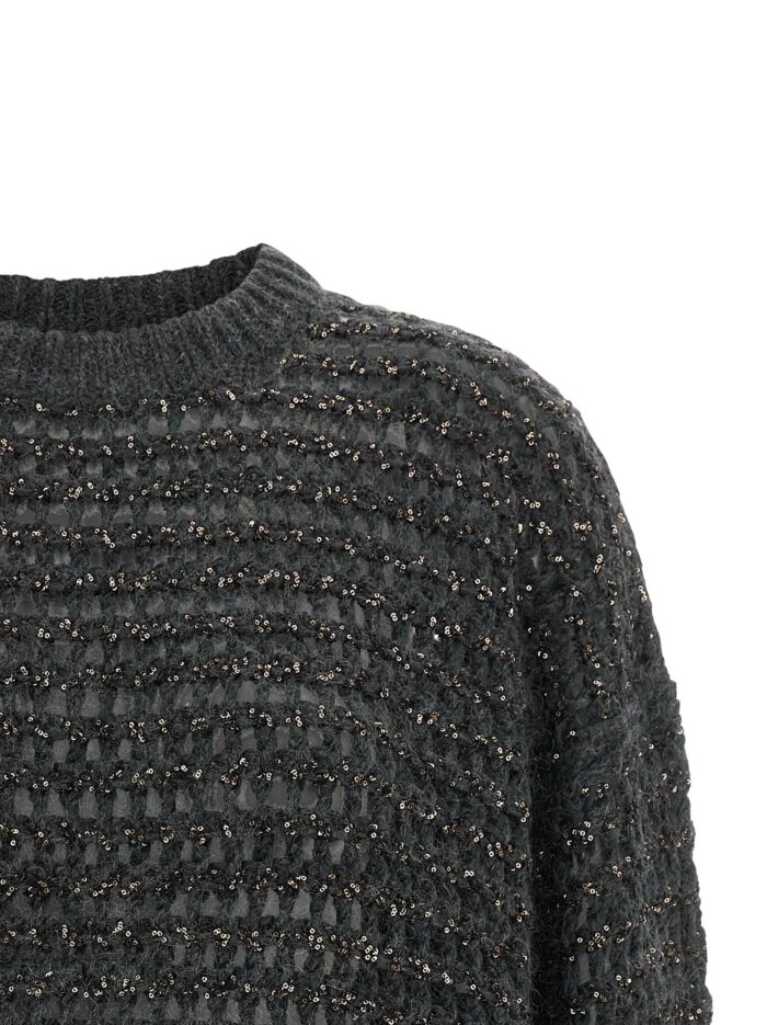 Brunello Cucinelli 'Dazzling Braids' Sweater