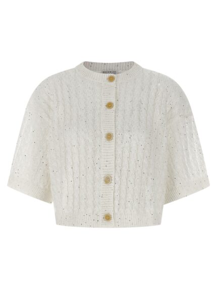 Brunello Cucinelli 'Dazzling Cable' Cardigan