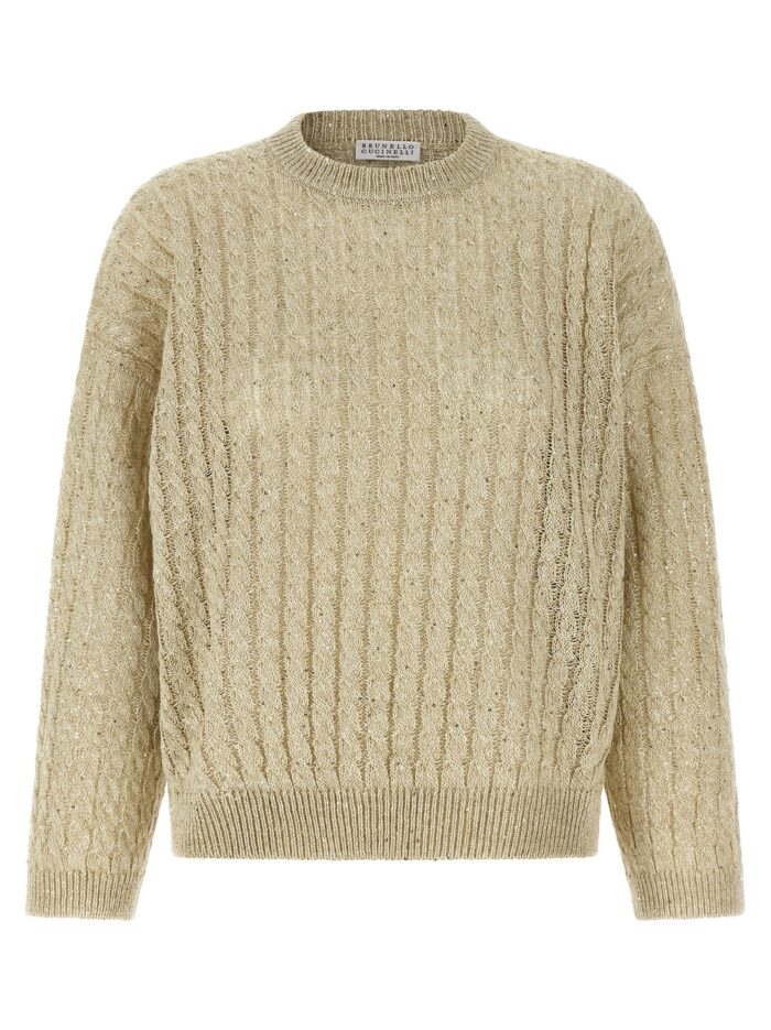 brunello cucinelli 'dazzling cable' sweater Brunello Cucinelli 'Dazzling Cable' Sweater