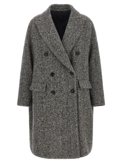 Brunello Cucinelli Virgin Wool And Alpaca Overcoat
