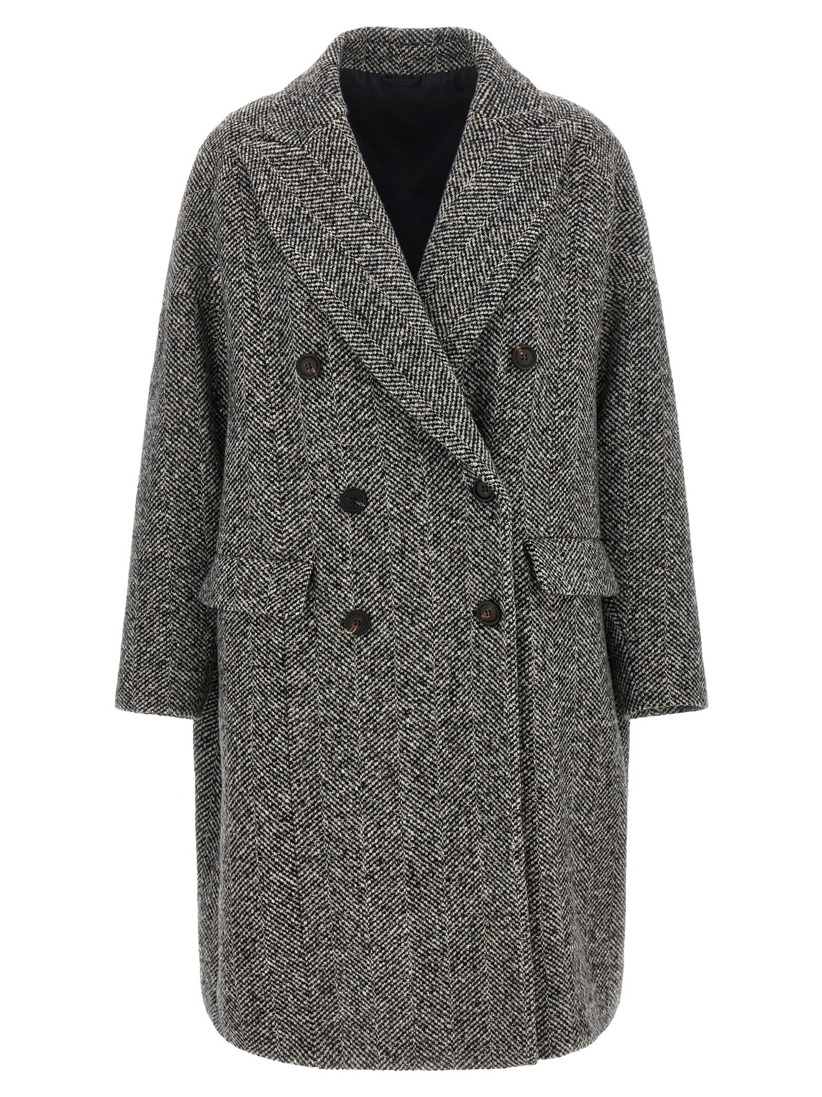 Brunello Cucinelli Virgin Wool And Alpaca Overcoat