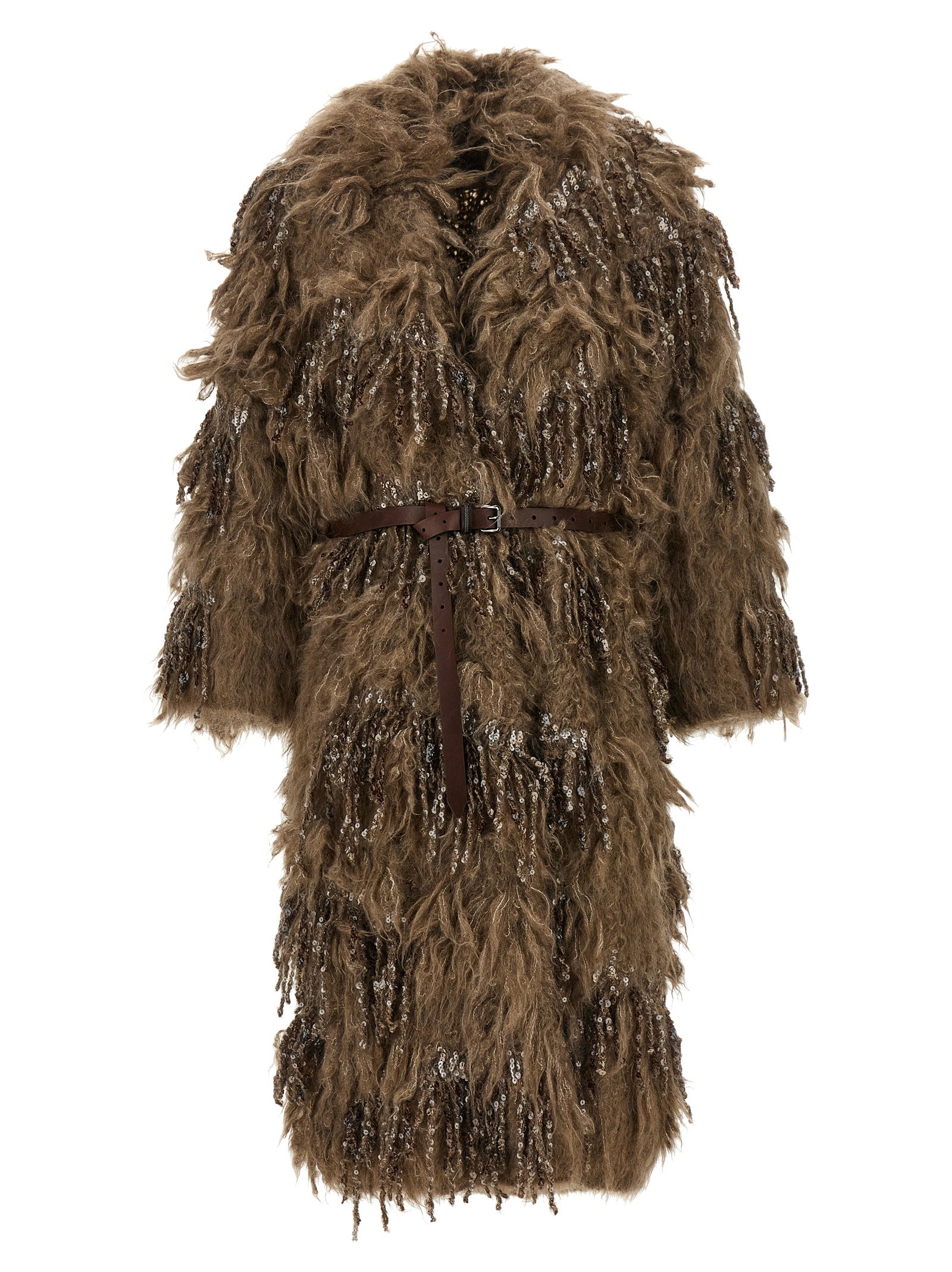 Brunello Cucinelli 'Dazzling Moss Embroidery' Cardigan