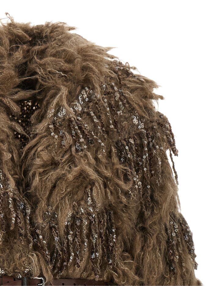 Brunello Cucinelli 'Dazzling Moss Embroidery' Cardigan