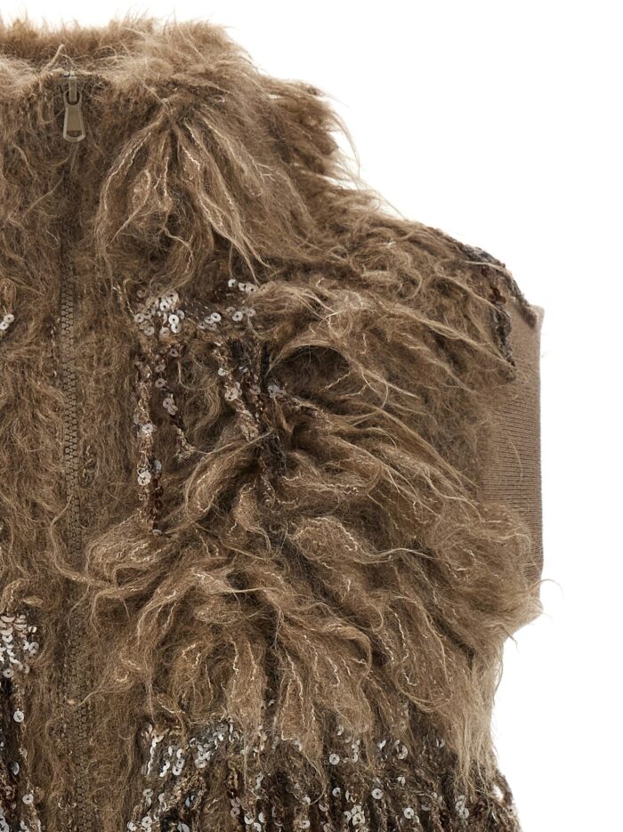 Brunello Cucinelli 'Dazzling Moss Embroidery' Vest