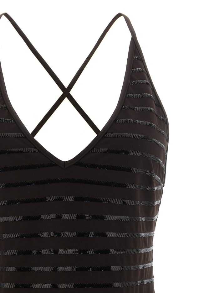 Brunello Cucinelli 'Dazzling Stripes' One-piece Swimsuit