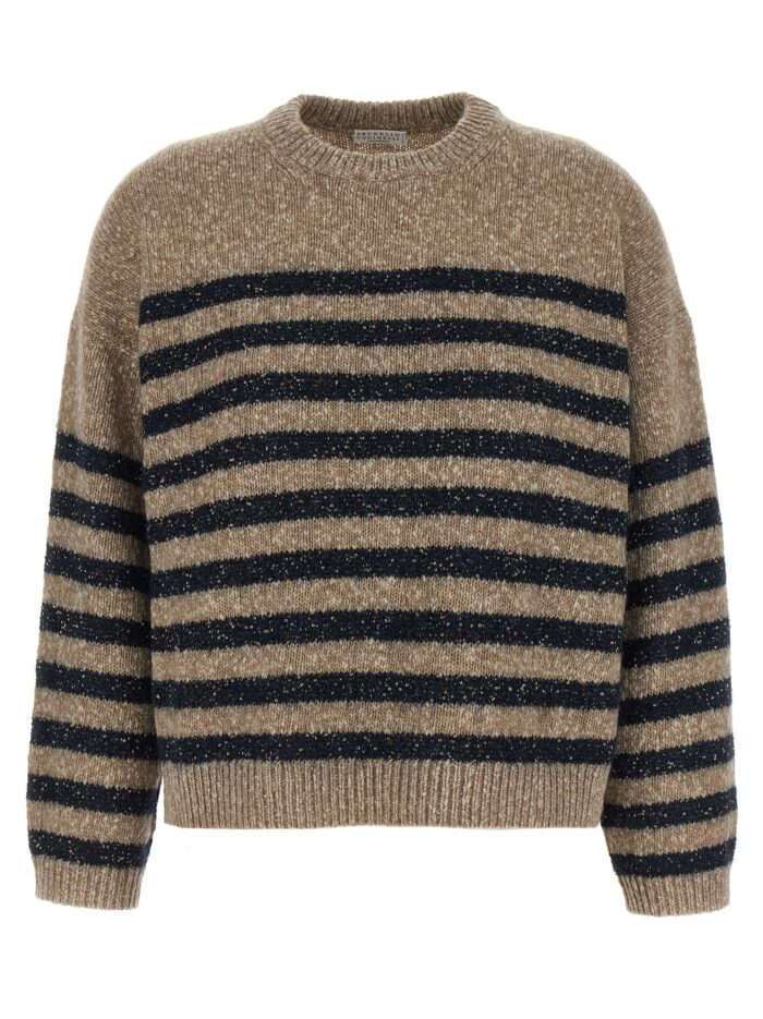 brunello cucinelli 'dazzling stripes' sweater Brunello Cucinelli 'Dazzling Stripes' Sweater